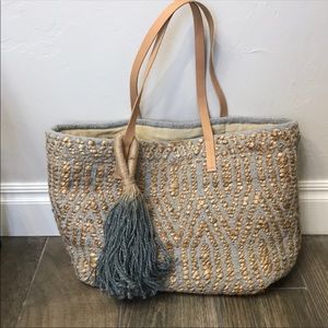 Zara beach bag.